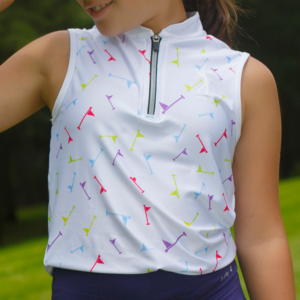 Camila Sleeveless Polo Shirt